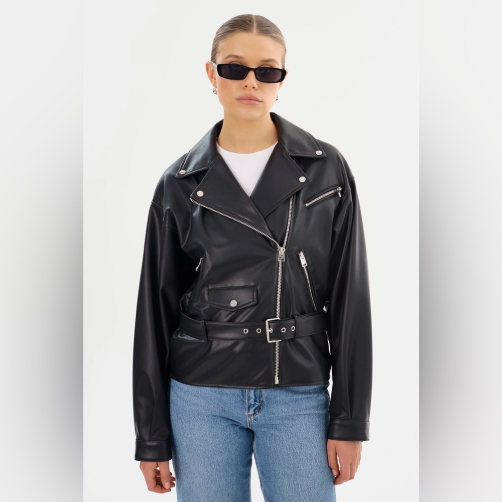 Lamarque Faux Leather Jacket